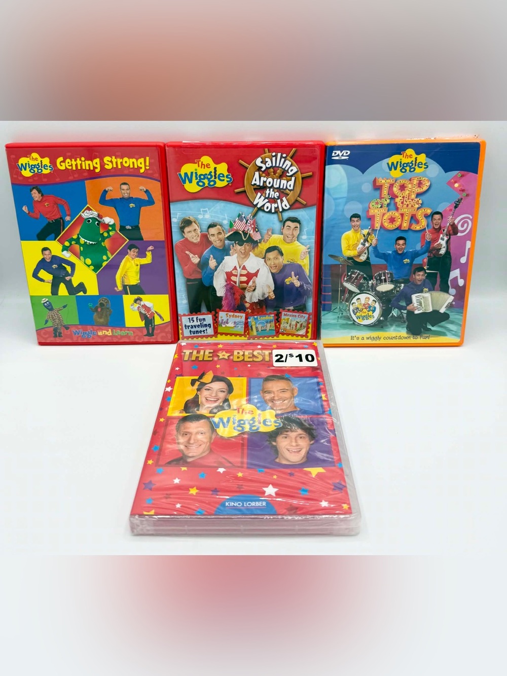 Lot of 4 Wiggles DVD